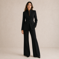 VESSIA | Tailored Wide-Leg Suit