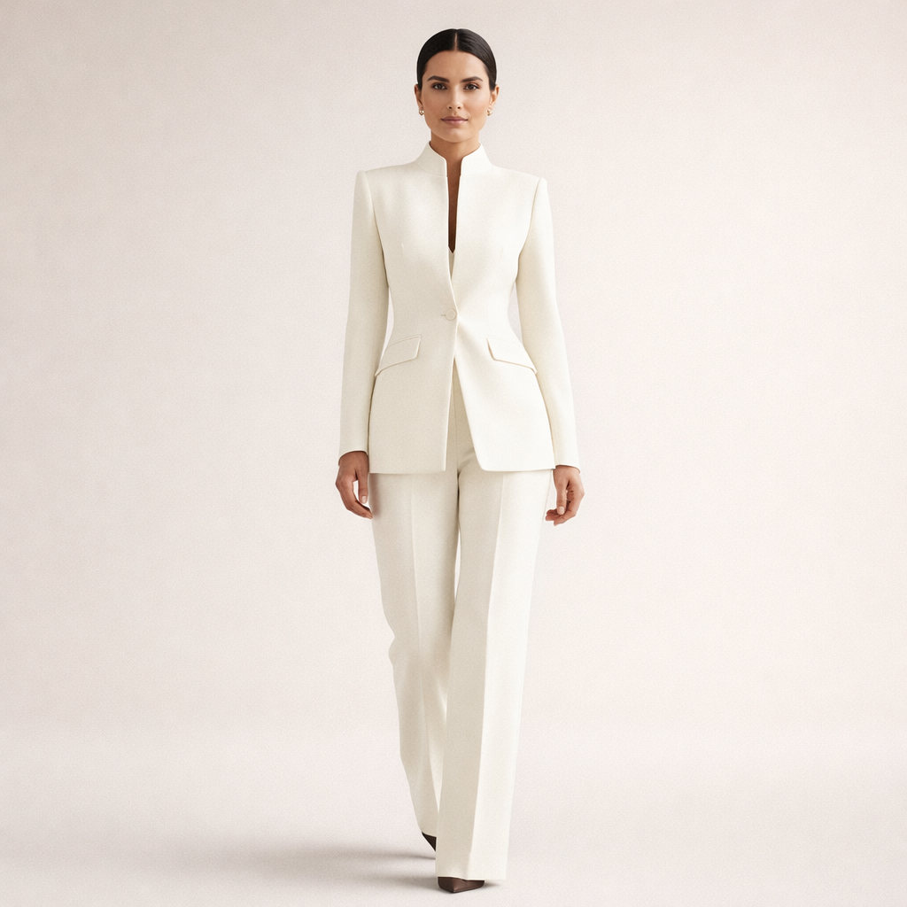 VESSIA | Tailored Wide-Leg Suit