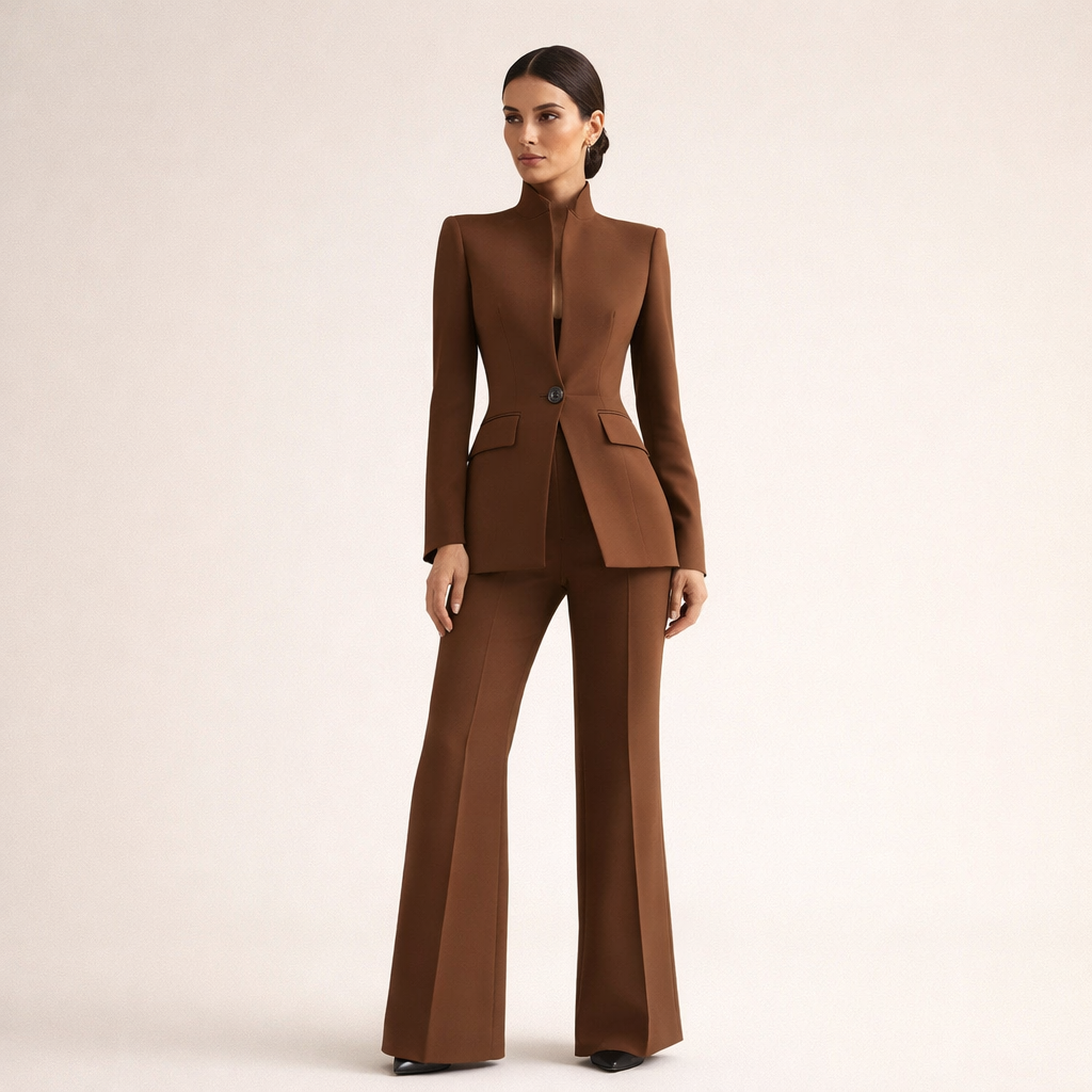 VESSIA | Tailored Wide-Leg Suit